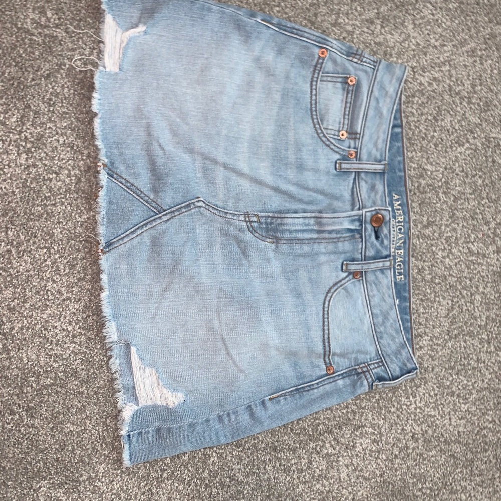 American eagle jean skirt